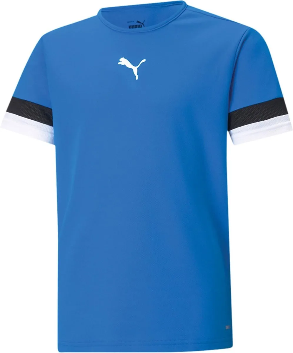 PUMA TeamRISE Jersey Shirt Junior 152 - Wit/Zwart