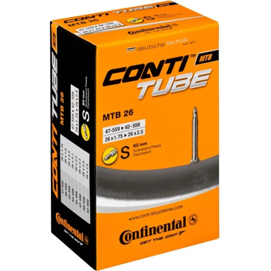 Continental Binnenband Light MTB 26x1.75 - Zwart