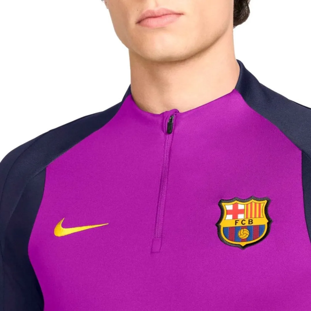 Nike FC Barcelona Dri-FIT Strike Sporttrui HJ7774-522 - Maat L - Paars/Donkerblauw/Geel