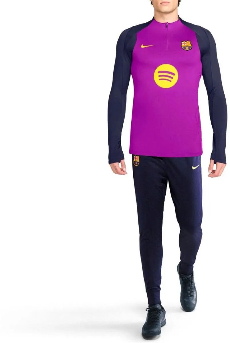 Nike FC Barcelona Dri-FIT Strike Sporttrui HJ7774-522 - Maat L - Paars/Donkerblauw/Geel