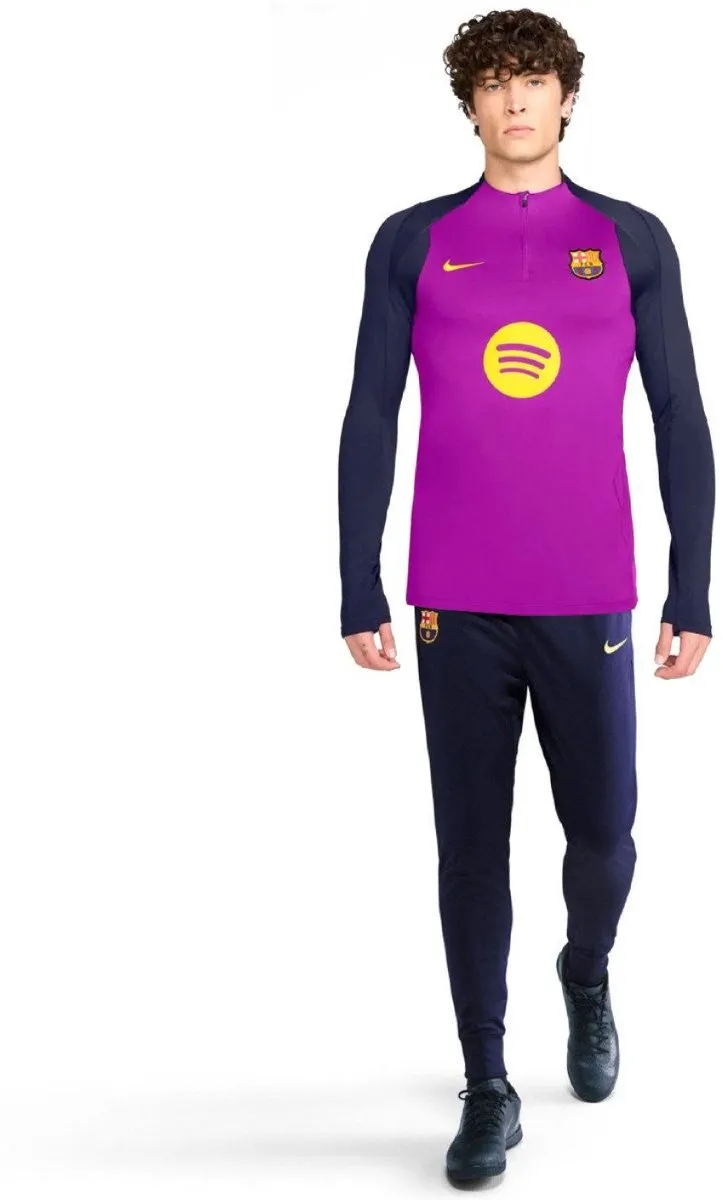 Nike FC Barcelona Dri-FIT Strike Sporttrui HJ7774-522 - Maat L - Paars/Donkerblauw/Geel