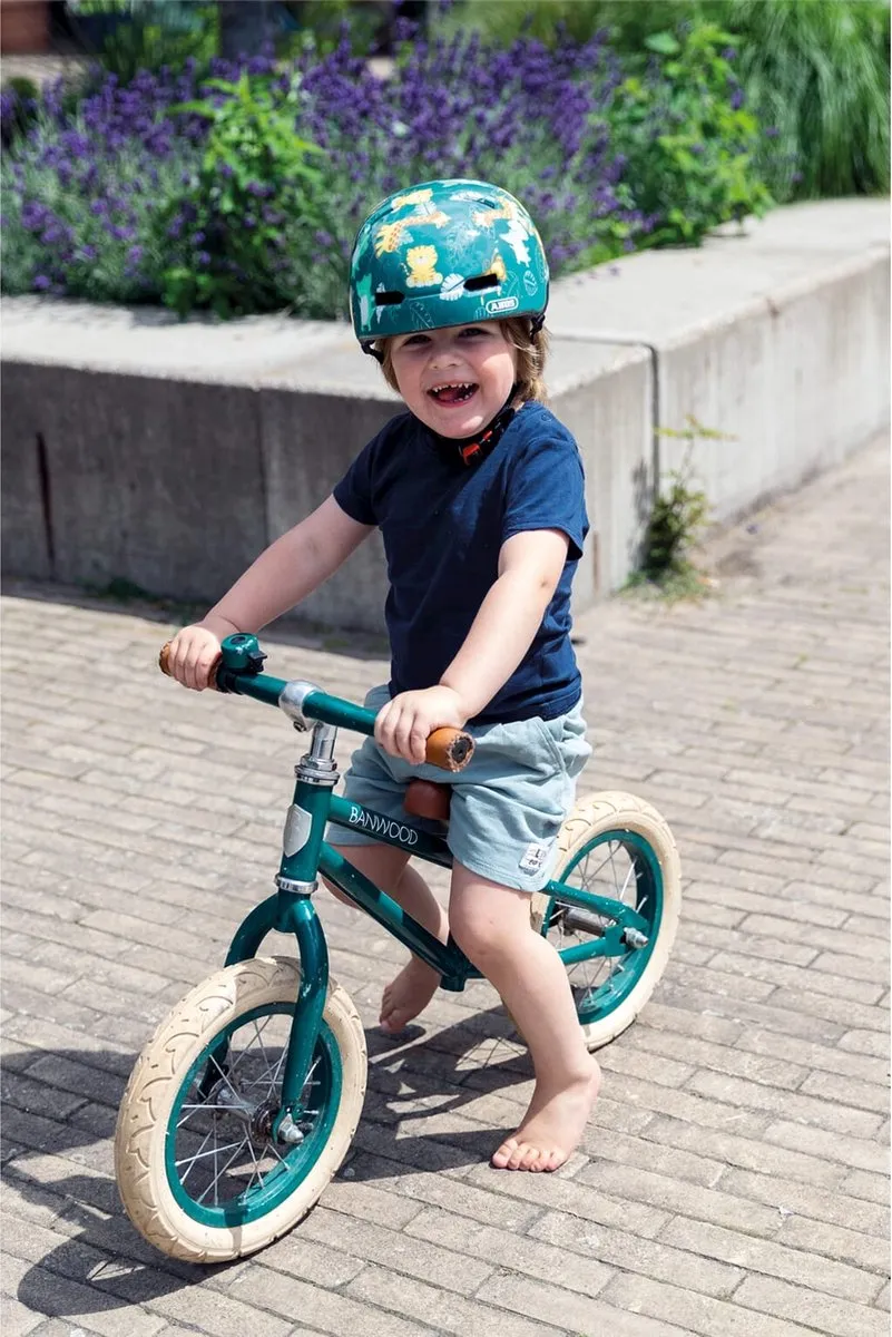 ABUS Skurb Kid Fietshelm Green Jungle - M