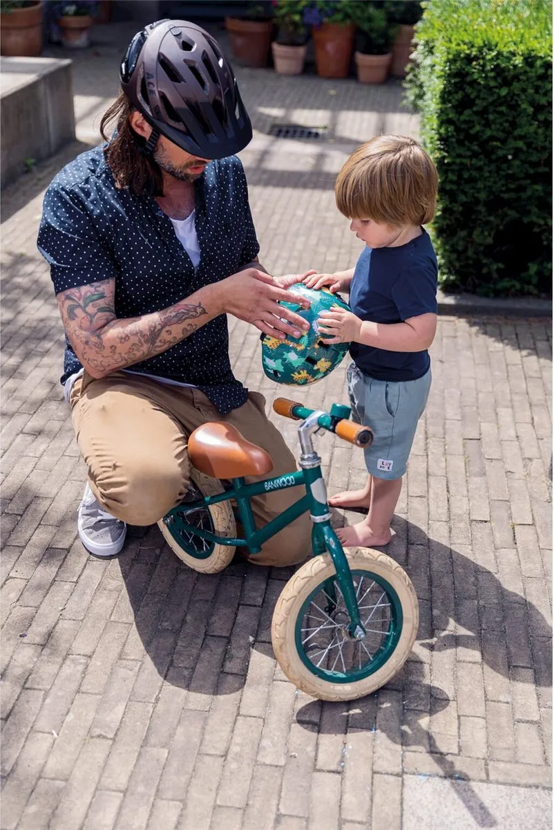 ABUS Skurb Kid Fietshelm Green Jungle - M