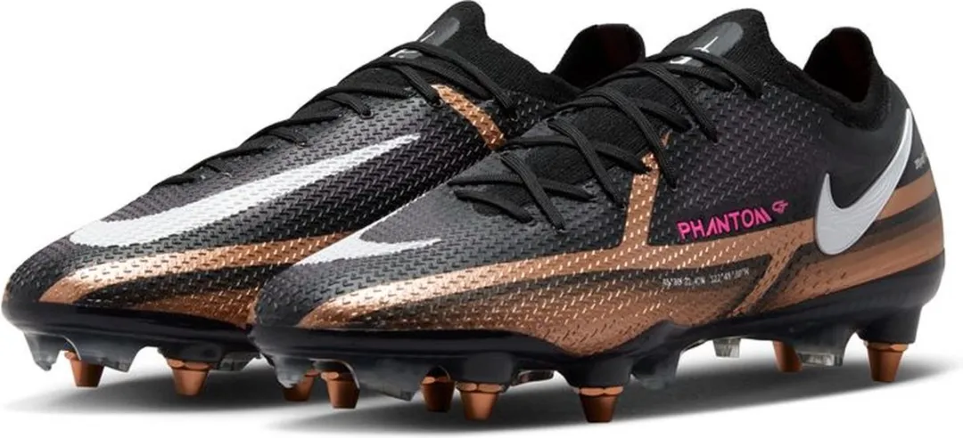 Nike Phantom GT2 Elite SG-PRO AC Voetbalschoenen - 40.5 - Bronze/Zwart