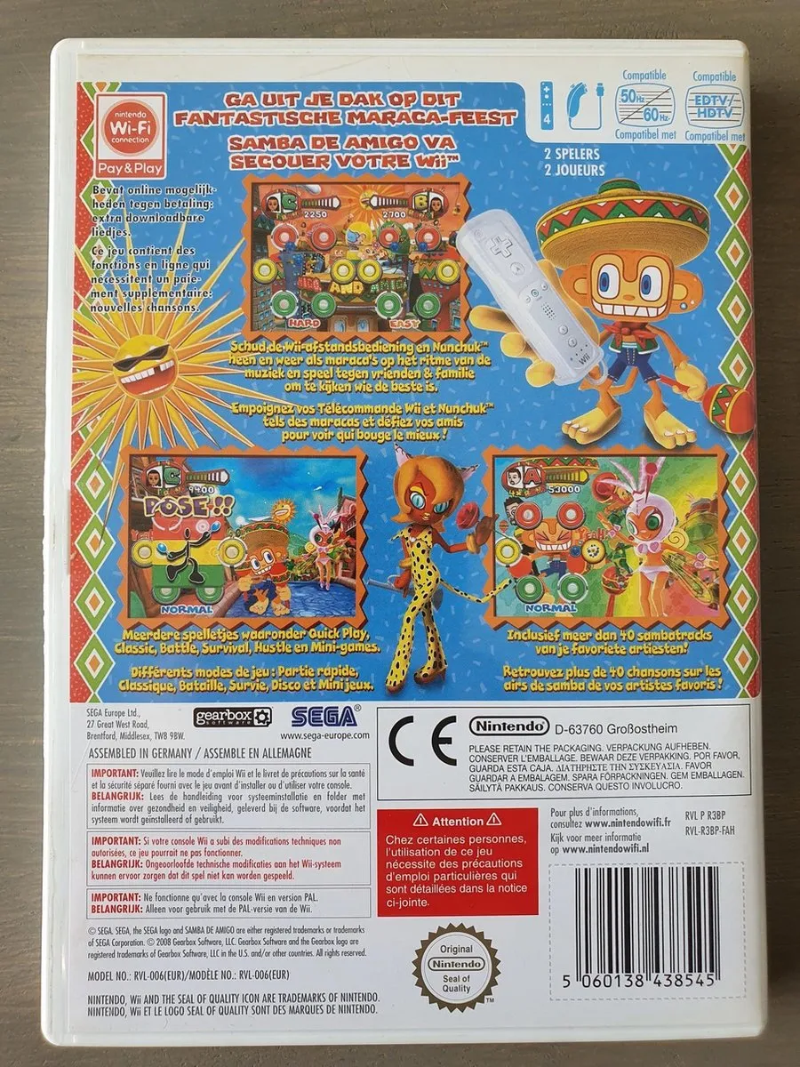 Sega Samba De Amigo - 2 Spelers