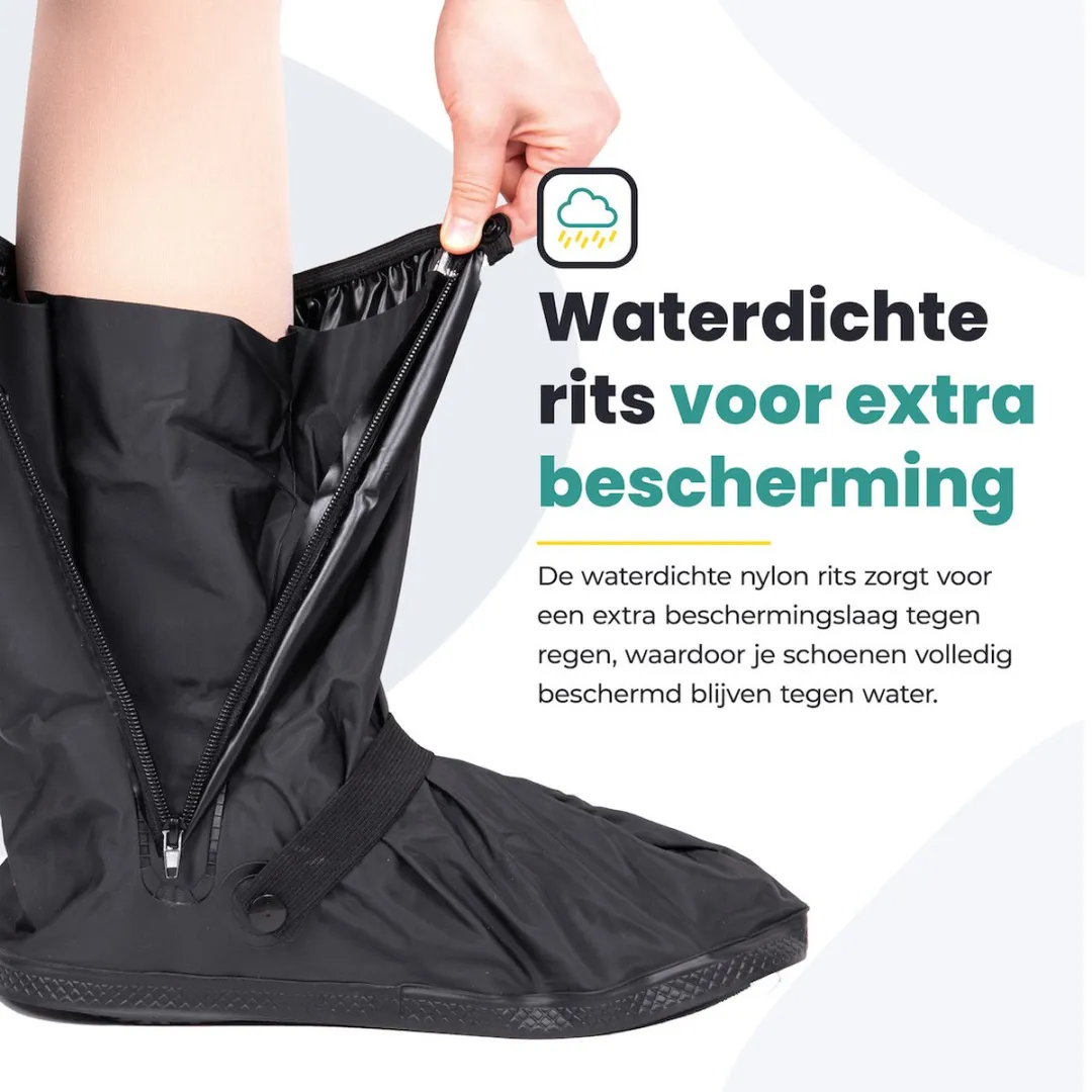 Voltano Overschoenen 43-45 Zwart - Waterdicht Antislip