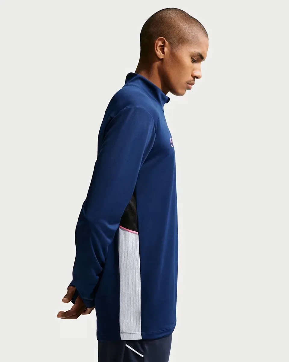 Nike Academy Heren Dri-FIT Voetbaltrainings T-shirt HJ3783-495 - L - Blauw