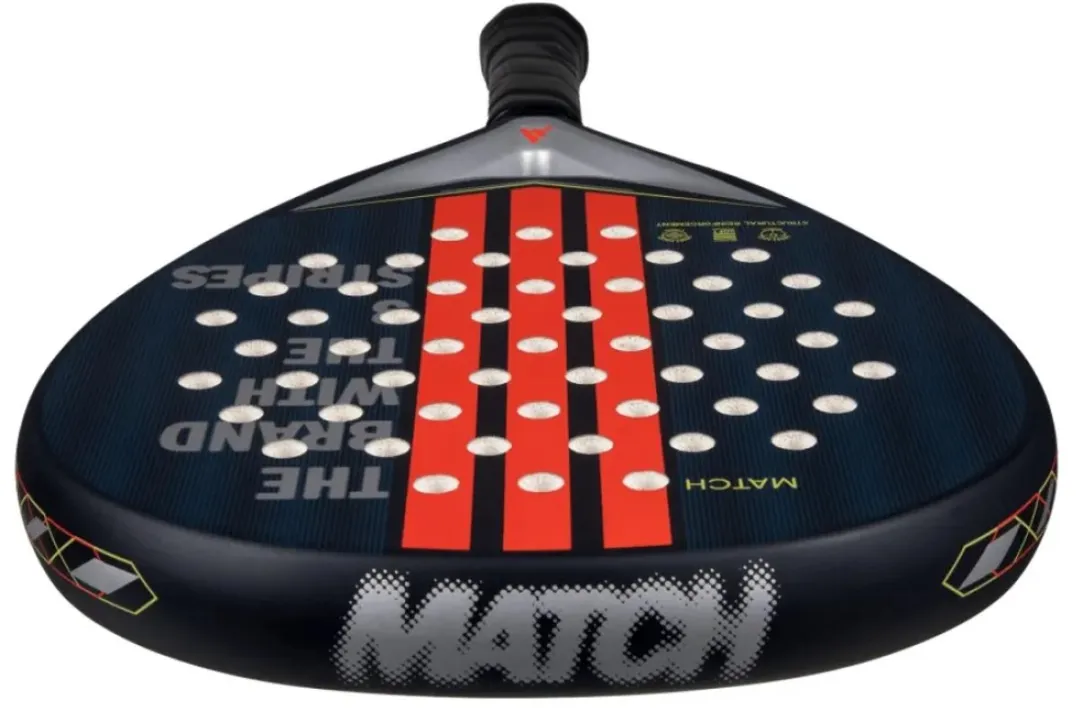 adidas Match 3.4 Padelracket - Blauw/Rood/Zwart