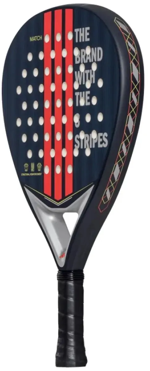 adidas Match 3.4 Padelracket - Blauw/Rood/Zwart