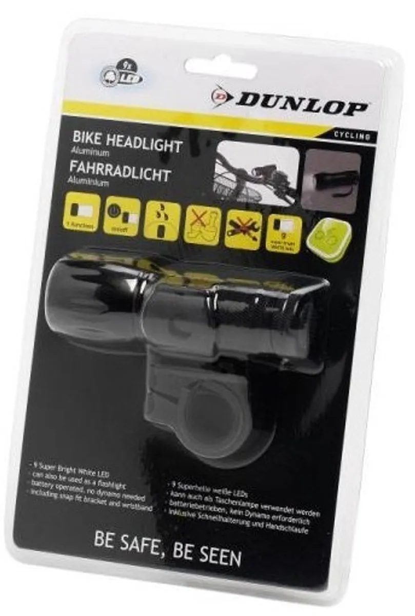 Dunlop Fiets Voorlicht LED - Zwart