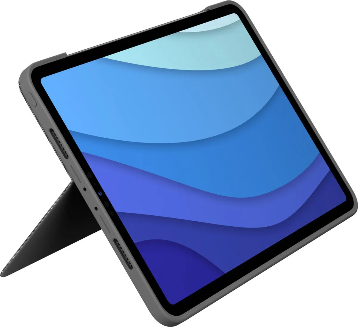 Logitech Combo Touch iPad Pro 11" - Keyboard Case - Grijs - QWERTZ Duits