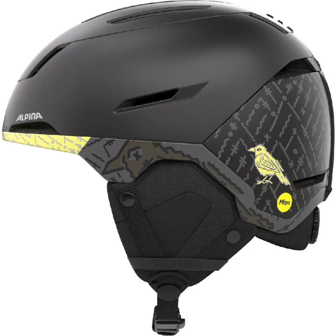 Alpina Versatile Pro Mips Skihelm Litoff Black Matt - M