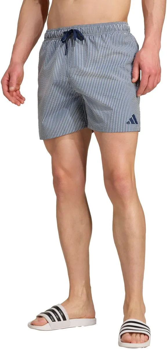 adidas Seersucker Stripy Zwemshort JX2674 - Heren - Wit