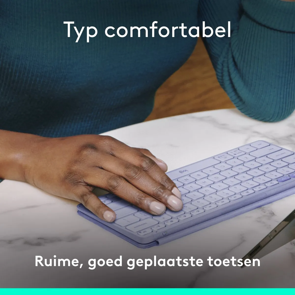 Logitech Keys To Go 2 Draadloos Tablettoetsenbord 920-012986 - Lila