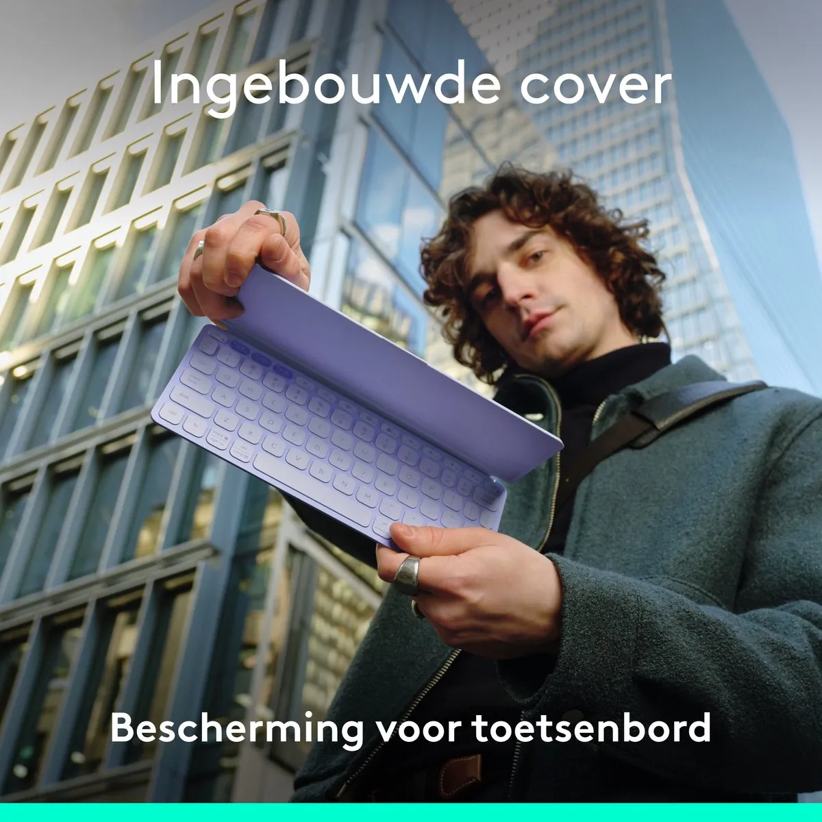 Logitech Keys To Go 2 Draadloos Tablettoetsenbord 920-012986 - Lila