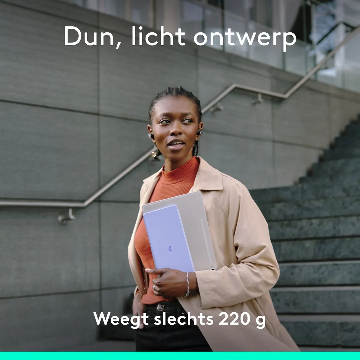 Logitech Keys To Go 2 Draadloos Tablettoetsenbord 920-012986 - Lila