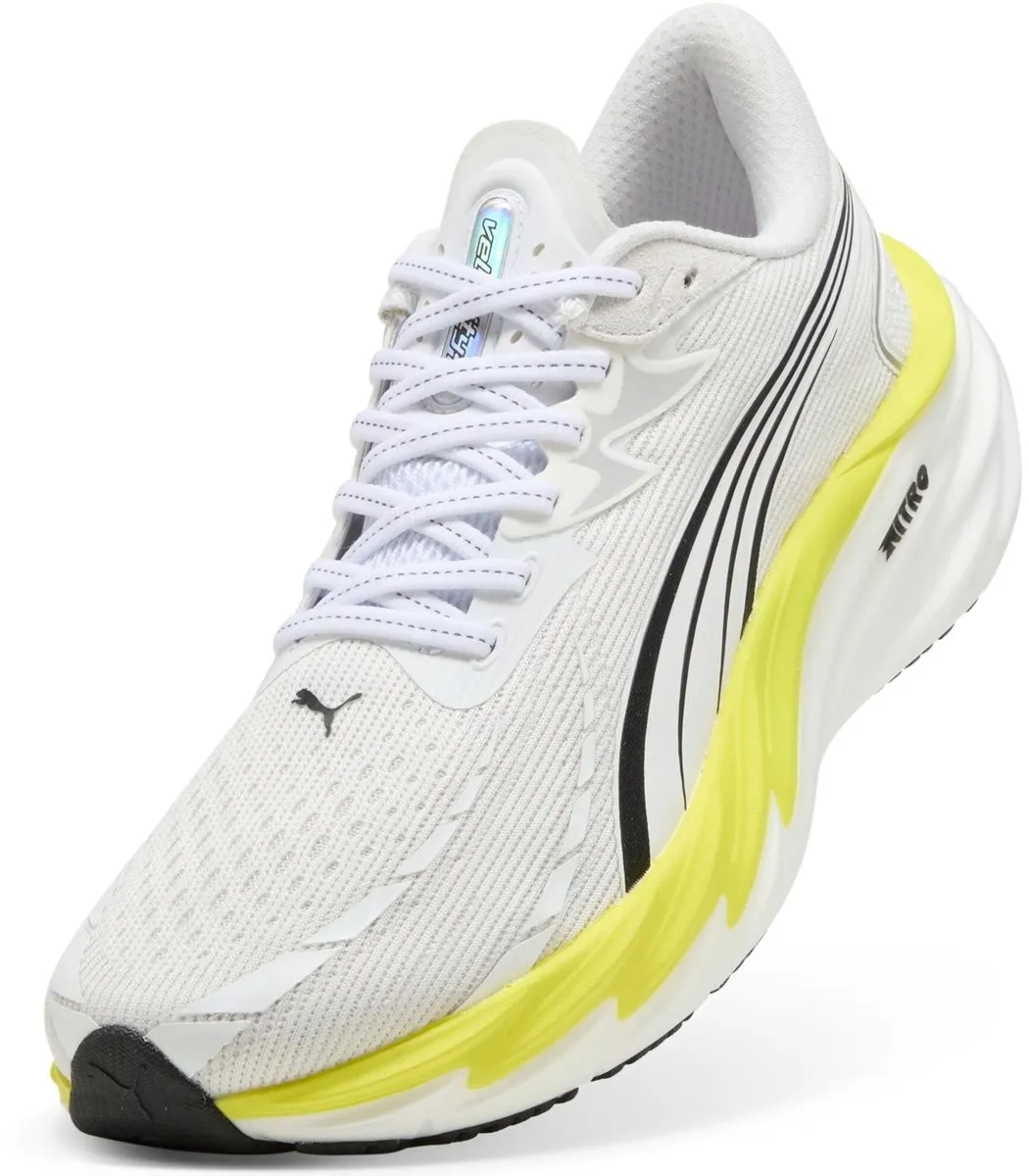 PUMA Velocity Nitro 4 Hardloopschoenen - 42,5 - White/Lux Lime - afbeelding 6 van 6
