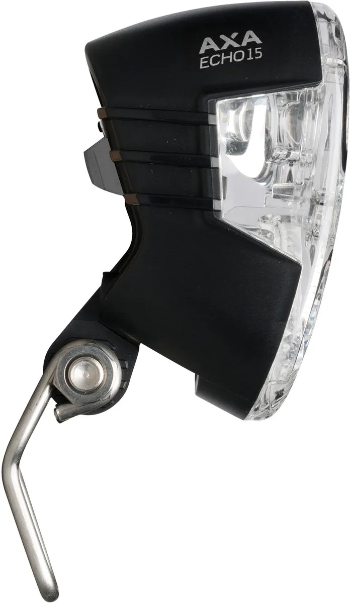 AXA Echo 15 Switch Fietskoplamp - Dynamo - 15 Lux - Zwart