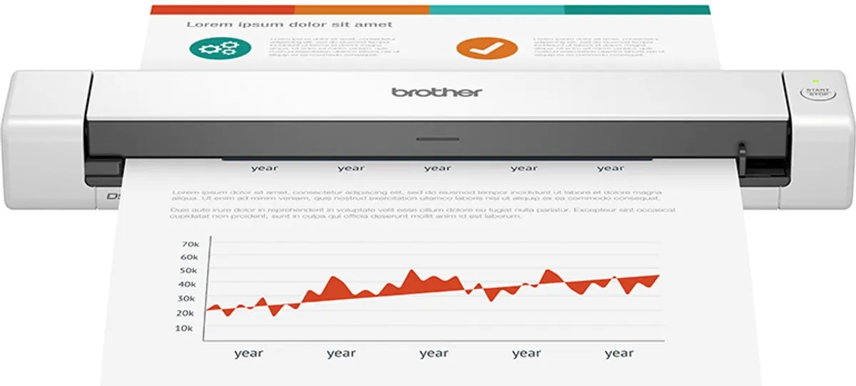 Brother DSmobile DS-640 Scanner - Grijs
