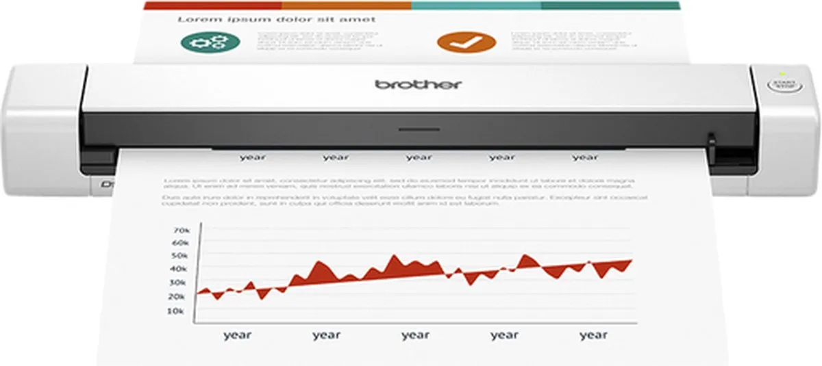 Brother DSmobile DS-640 Scanner - Grijs - afbeelding 6 van 6