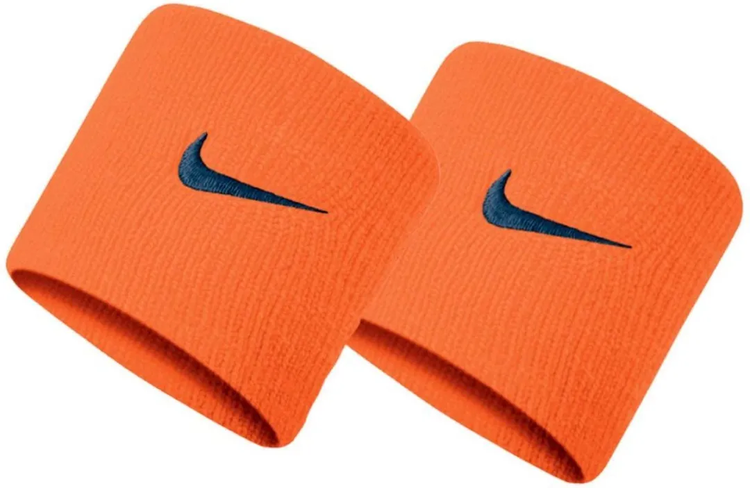 Nike Swoosh Zweetband - One Size - Oranje/Blauw
