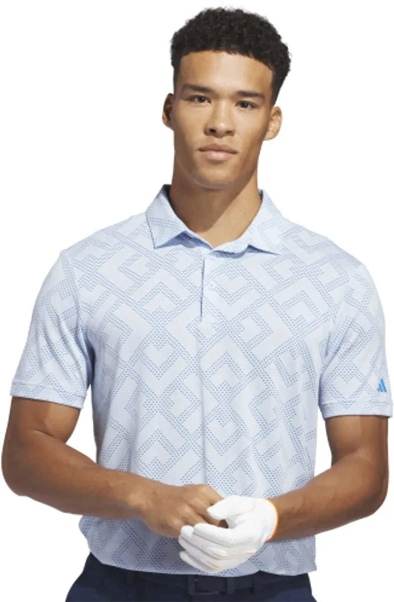 Adidas Ultimate CLSN Heren Golfpolo - Lichtblauw M