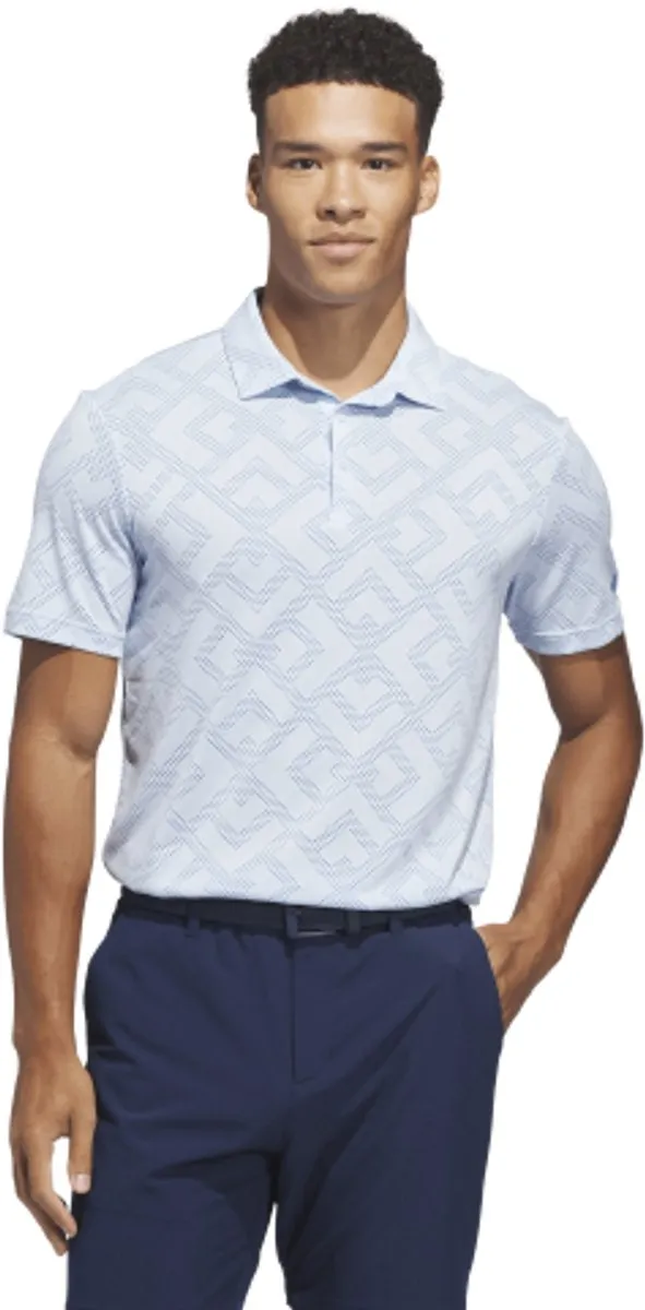 Adidas Ultimate CLSN Heren Golfpolo - Lichtblauw M