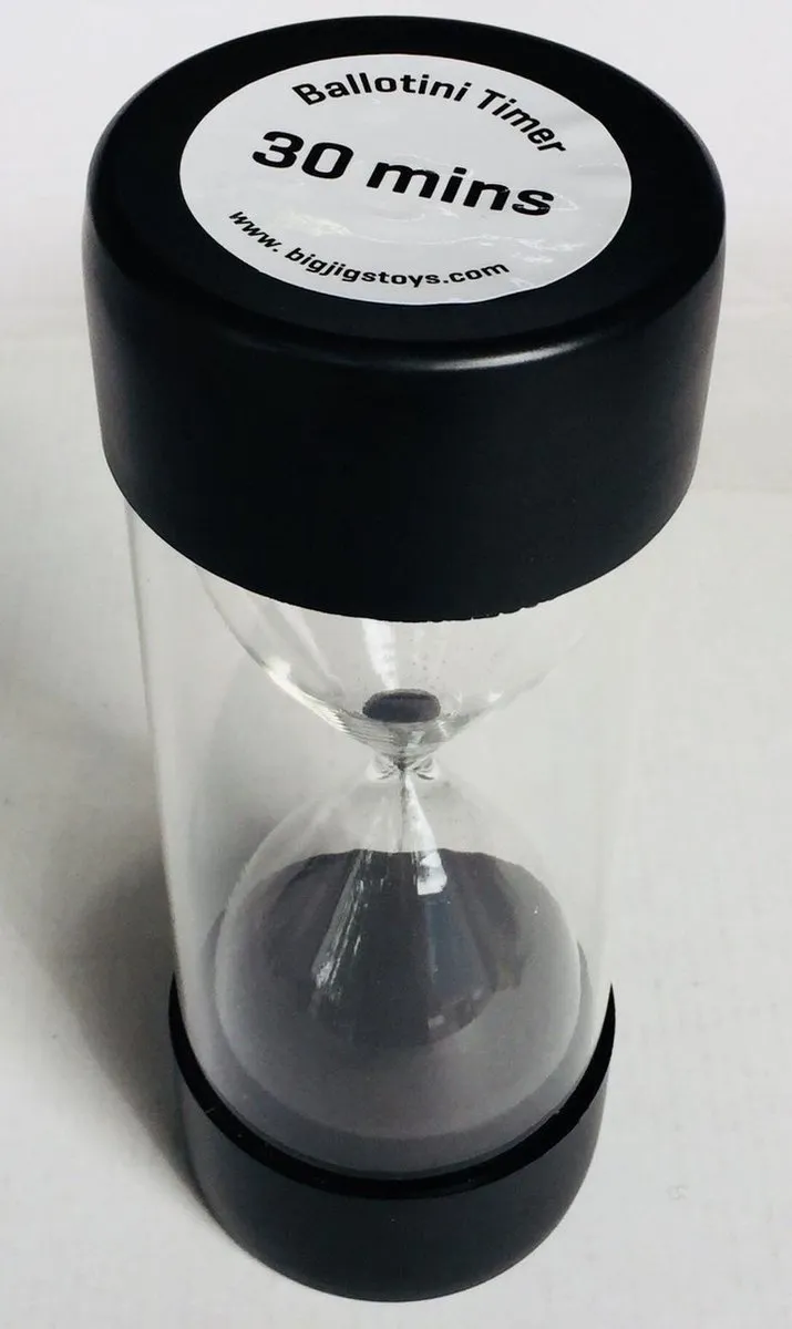 BIGJIGS Ballotini Timer - 30 Minuten - Multikleur