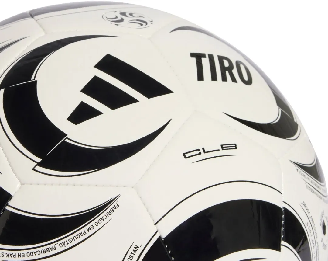Adidas Tiro Club Voetbal - Maat 5 - Wit/Zwart
