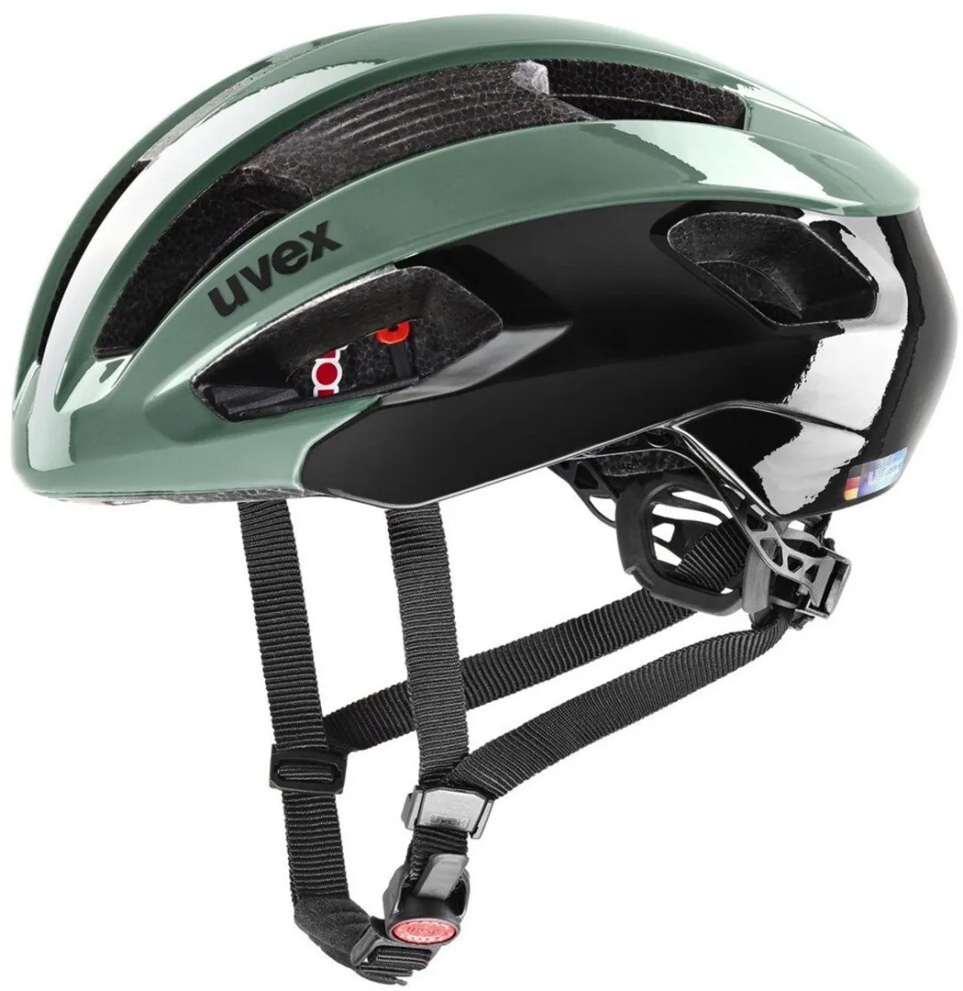 Uvex Rise Fietshelm 52-56cm - Moss green/Black