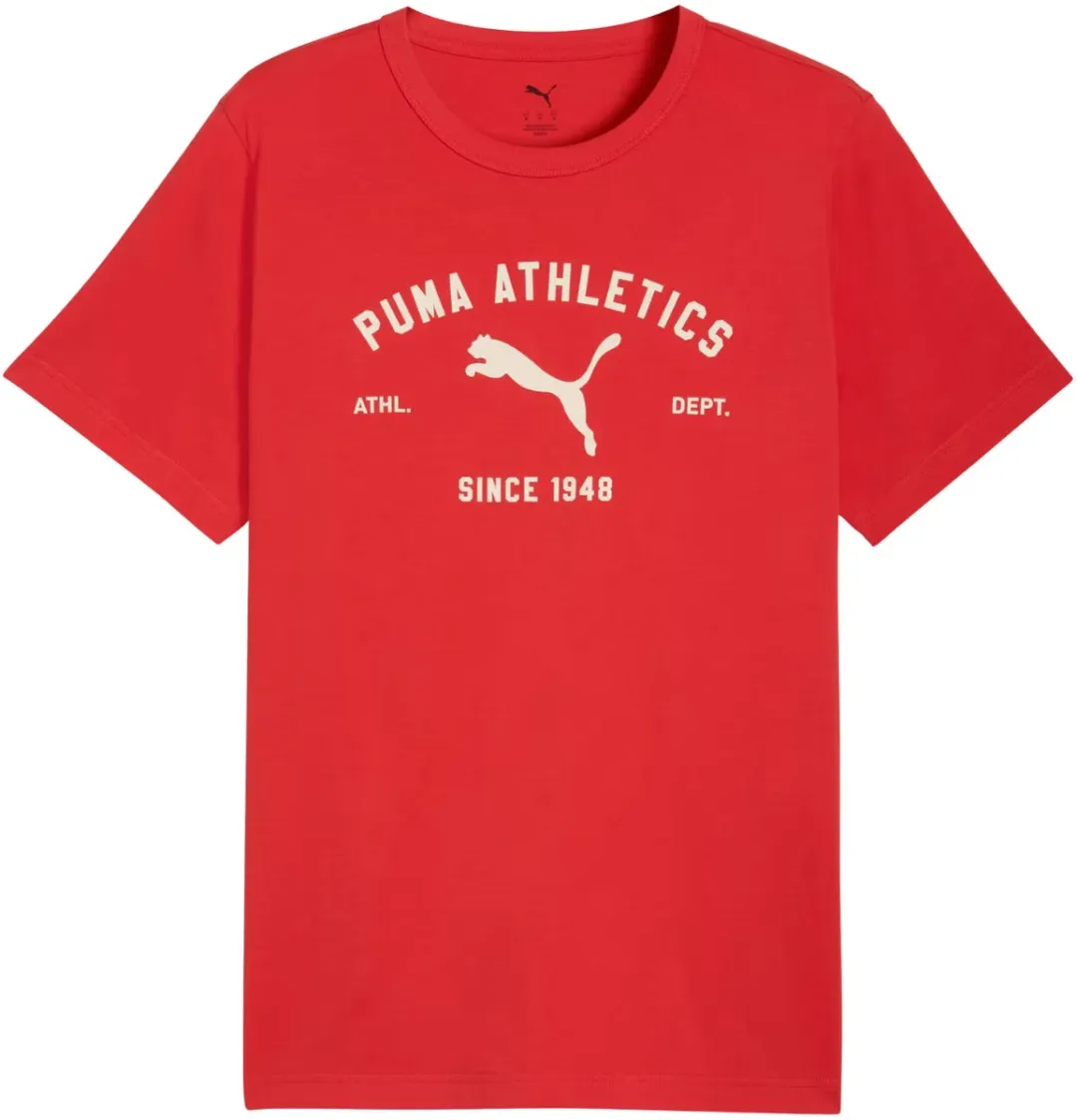 PUMA Heren Class Graphic Tee - Rood L