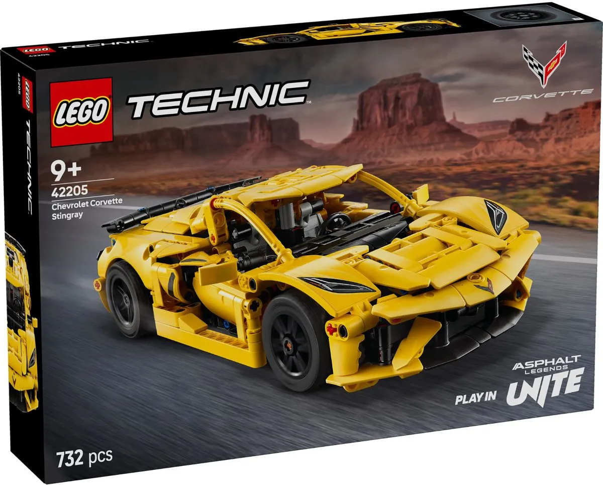 LEGO Technic Chevrolet Corvette Stingray 42205 - 732 Stukken