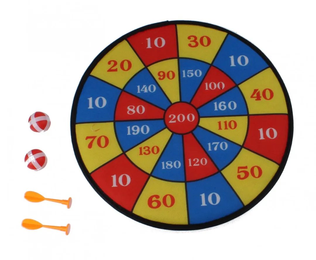 Eddy Toys Dartbord Klittenband 36cm - 5-delig