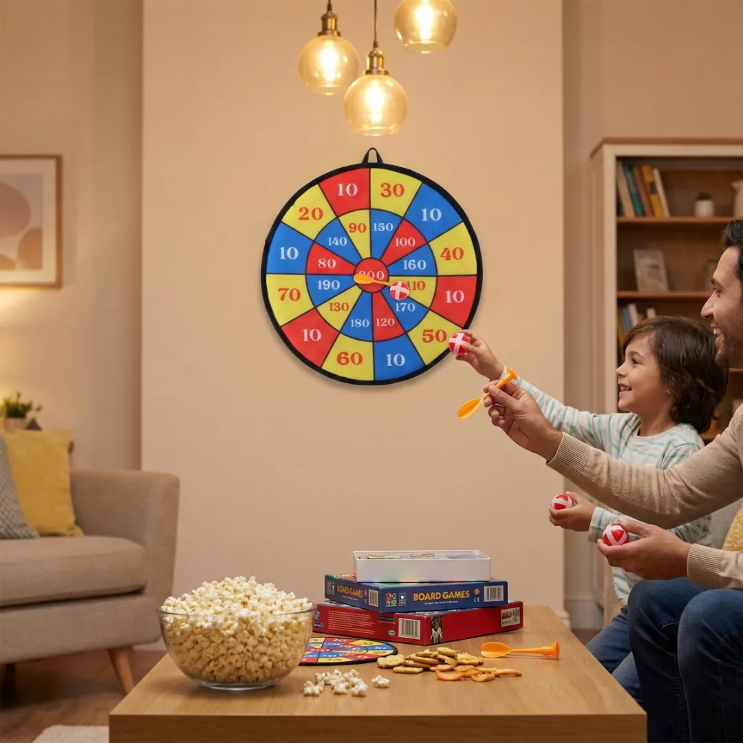 Eddy Toys Dartbord Klittenband 36cm - 5-delig