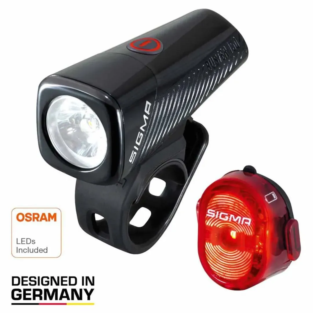 Sigma BUSTER 150 USB LED Fietsverlichtingset - 150 Lumen - Zwart