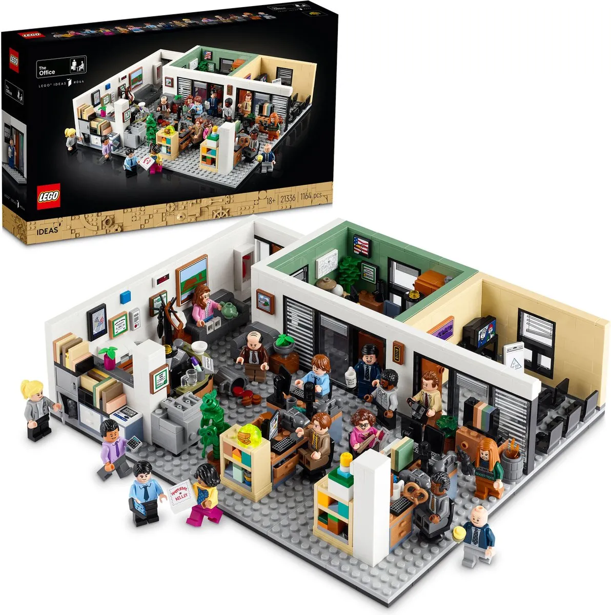 LEGO Ideas The Office 21336 - 1164 Stukken - 15 Minifiguren - afbeelding 4 van 6
