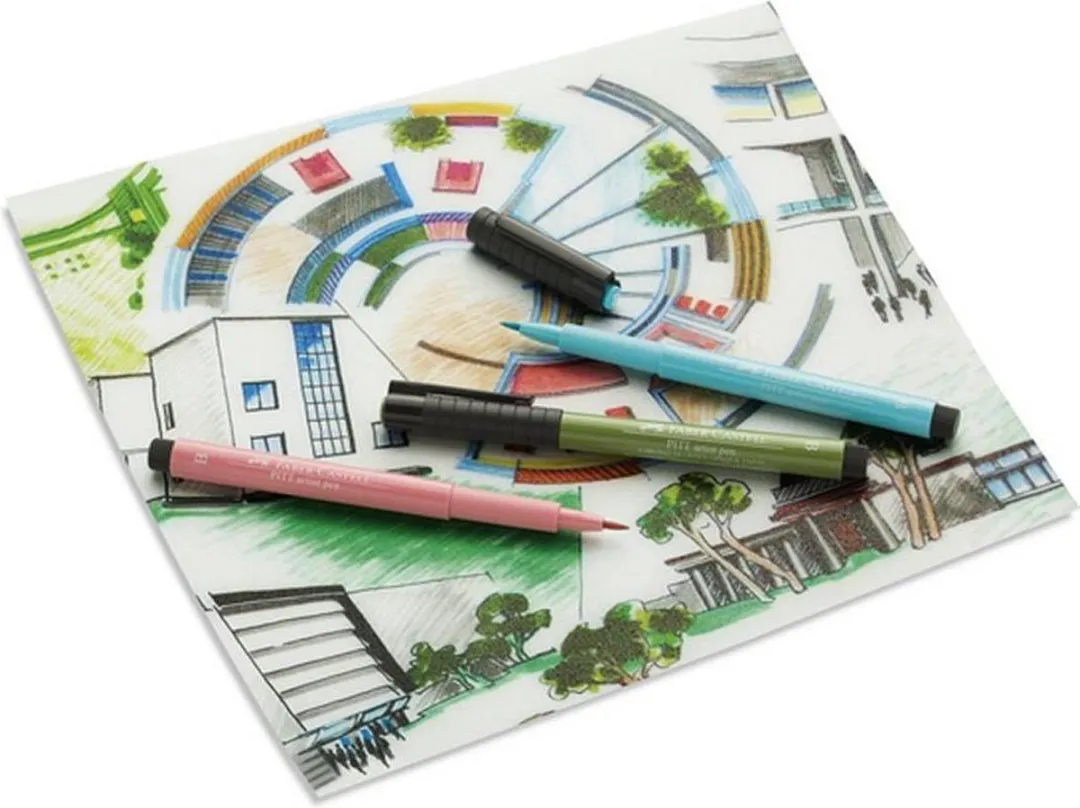 Faber-Castell Pitt Artist Penseel Zwart - 4 Stuks