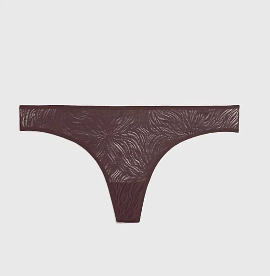 Calvin Klein Dames String - Bruin M
