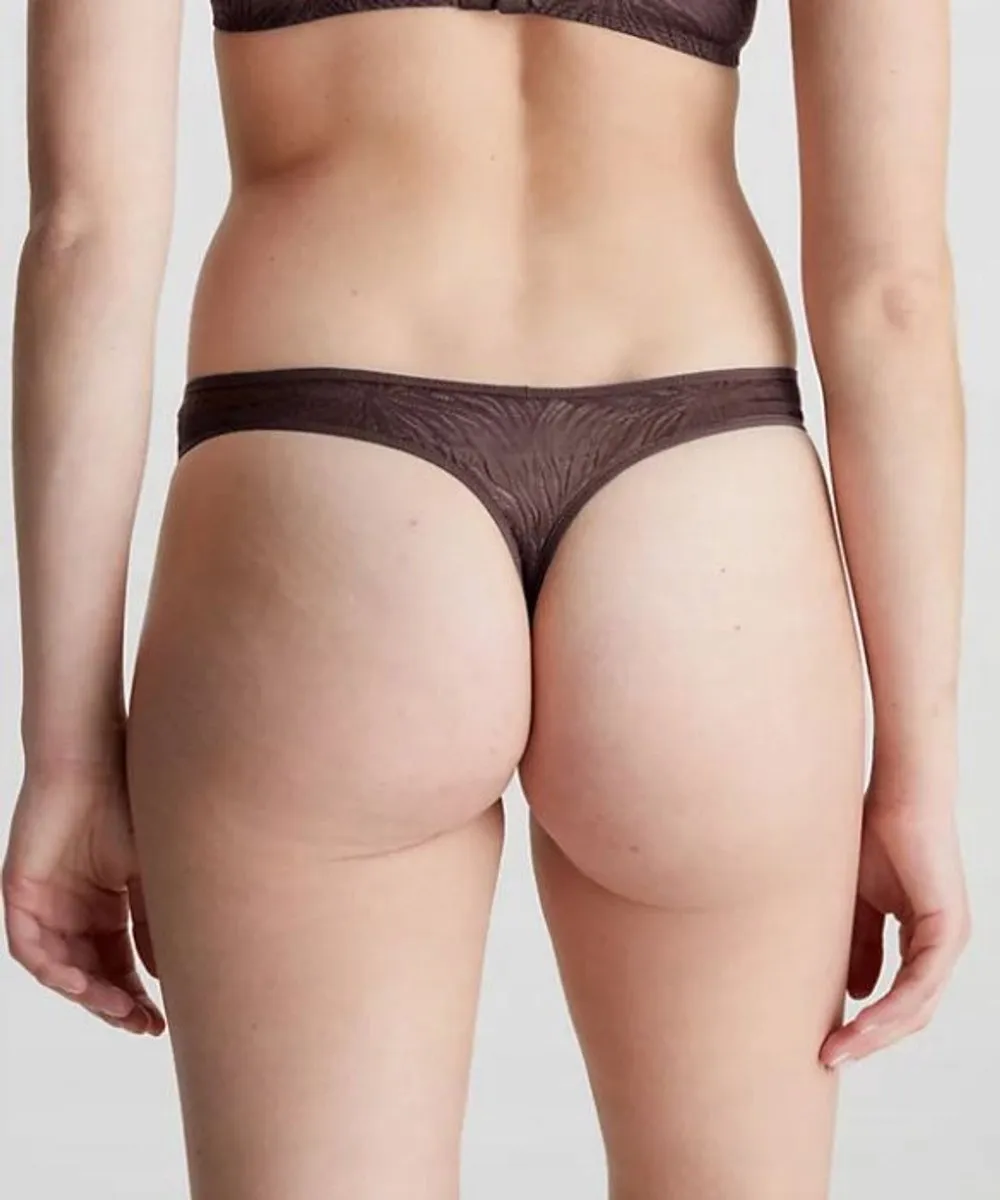 Calvin Klein Dames String - Bruin M