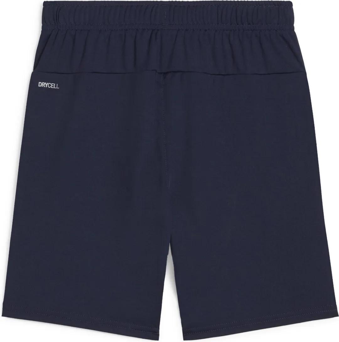 PUMA TeamGOAL Shorts Jr Sportbroek 128 - Navy/Wit