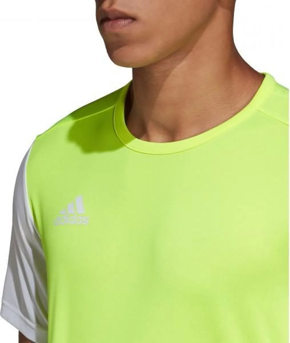 adidas Estro 19 Shirt Korte Mouw Heren DP3235 - 2XL - Solar Yellow - afbeelding 6 van 6