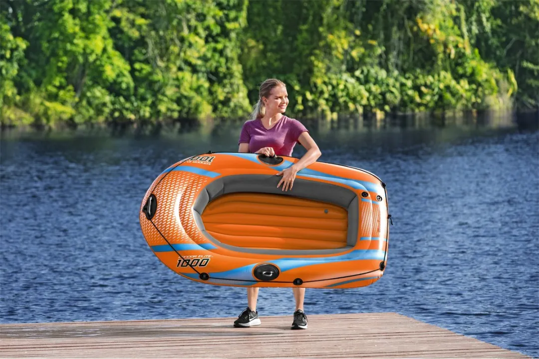 Bestway Kondor Elite 1000 Opblaasboot - 1 Persoon - Oranje - afbeelding 6 van 6