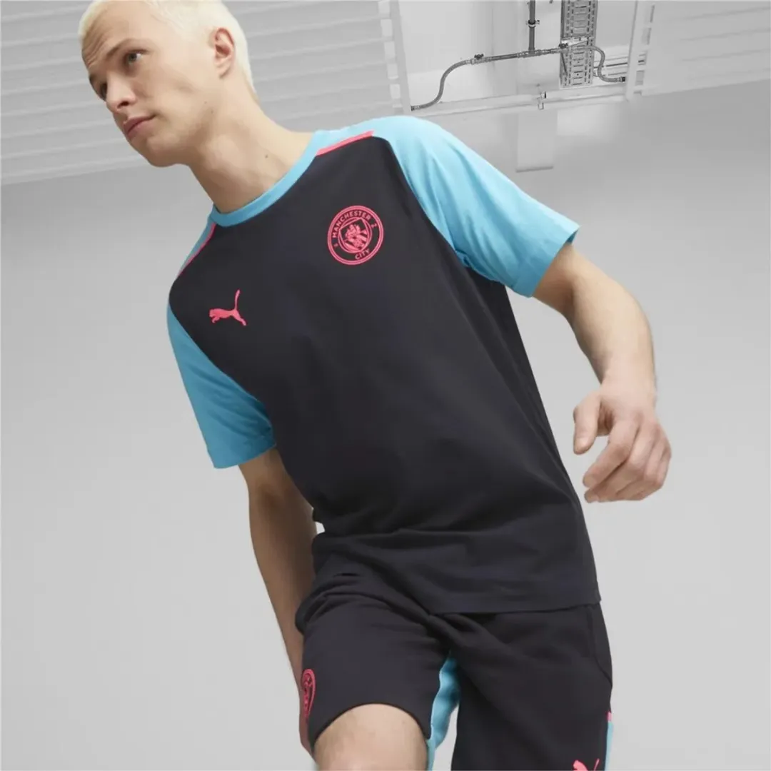 PUMA Manchester City Heren T-shirt - Zwart - XL