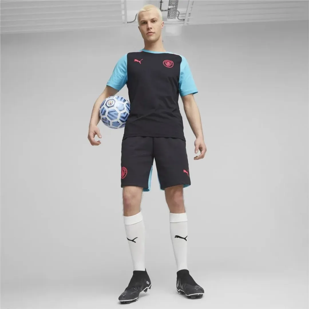 PUMA Manchester City Heren T-shirt - Zwart - XL