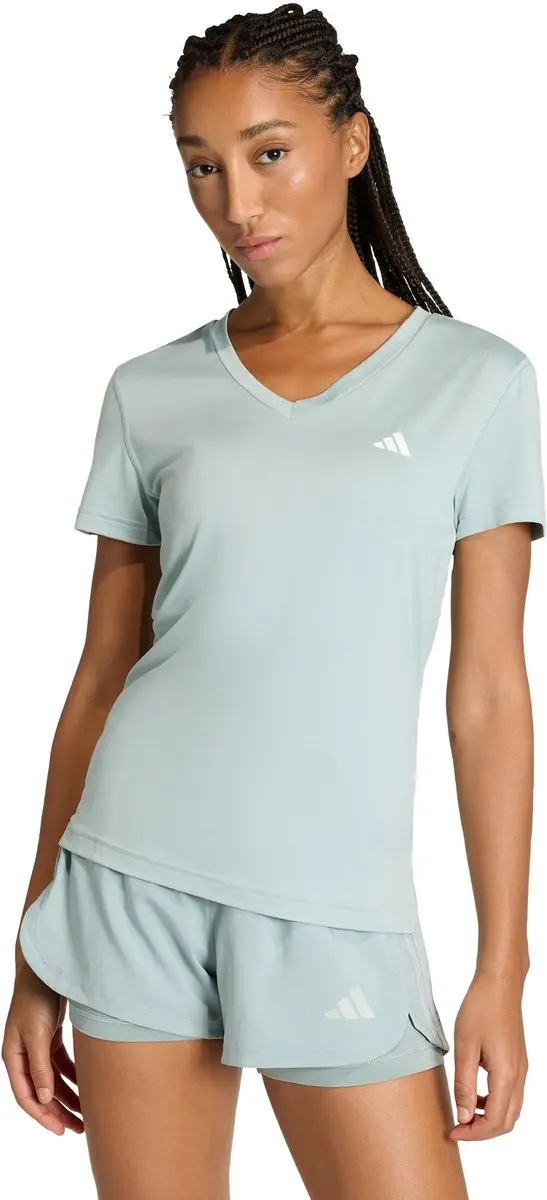 adidas Performance Workout Essentials V-Neck T-Shirt KB9596 - Groen