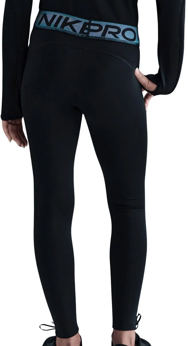 Nike Pro Dri-FIT Tight Junior HV0301-010 - 128 - Zwart/Blauw