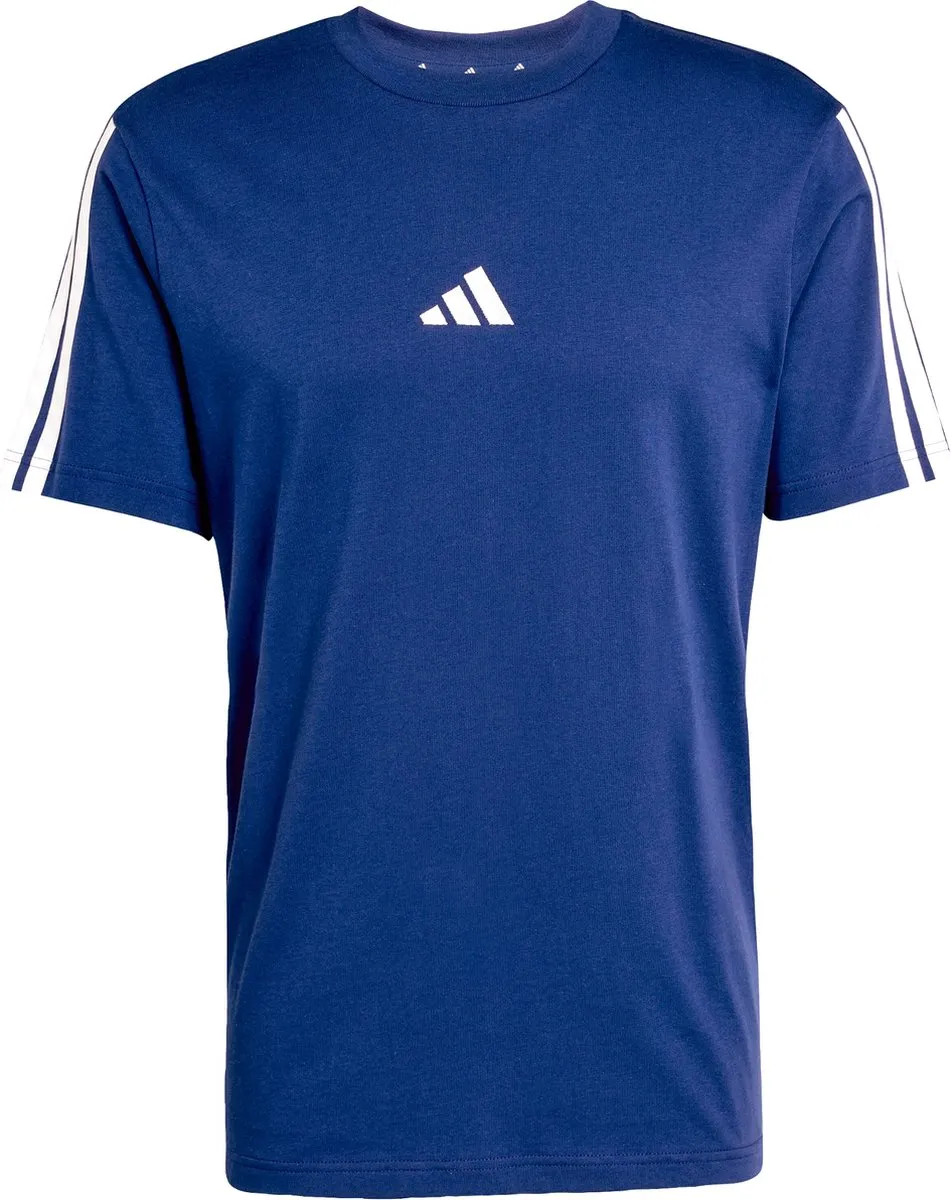adidas Essentials 3-Stripes T-shirt - Blauw S