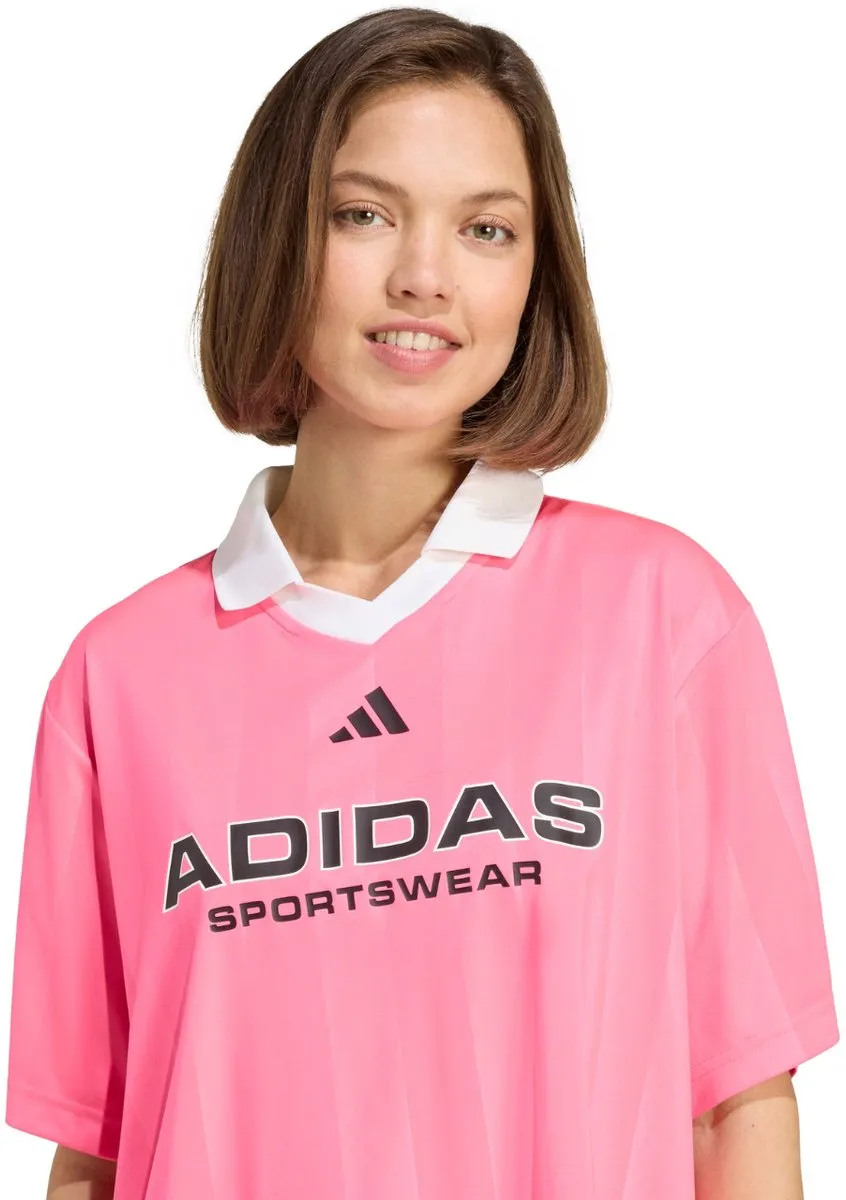adidas Tiro Q4 T-shirt Dames - L - Roze