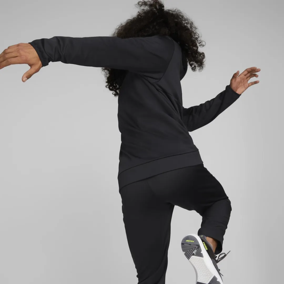 PUMA Train All Day PWRFleece Full Zip Heren Trui - M - Zwart
