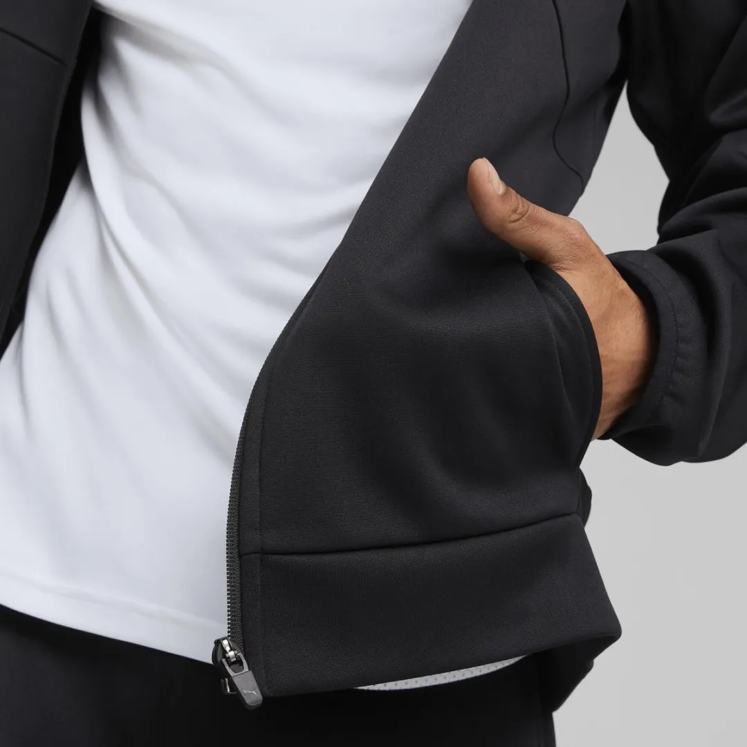 PUMA Train All Day PWRFleece Full Zip Heren Trui - M - Zwart